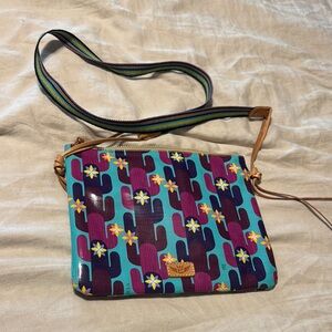 Consuela Pink Cactus Crossbody Bag